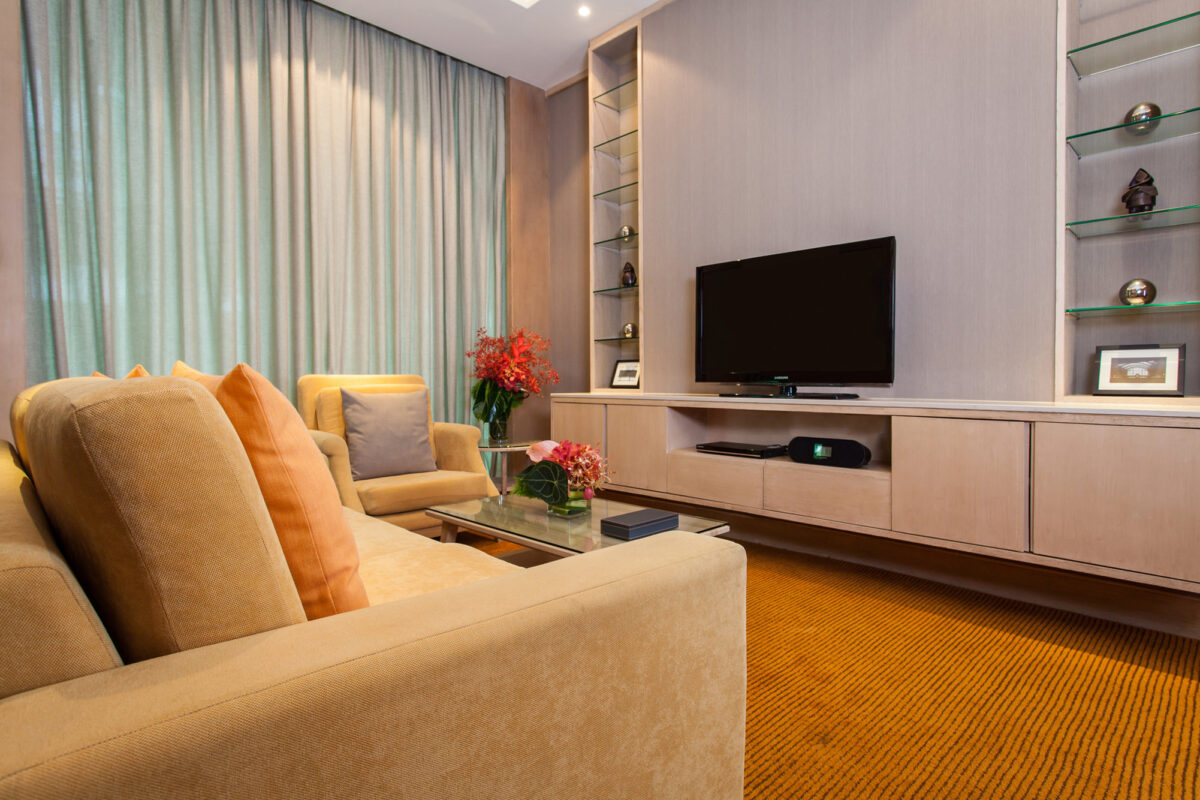 Amari Residences Bangkok 7 Amari Residences Bangkok Three Bedroom Living Room 2 S